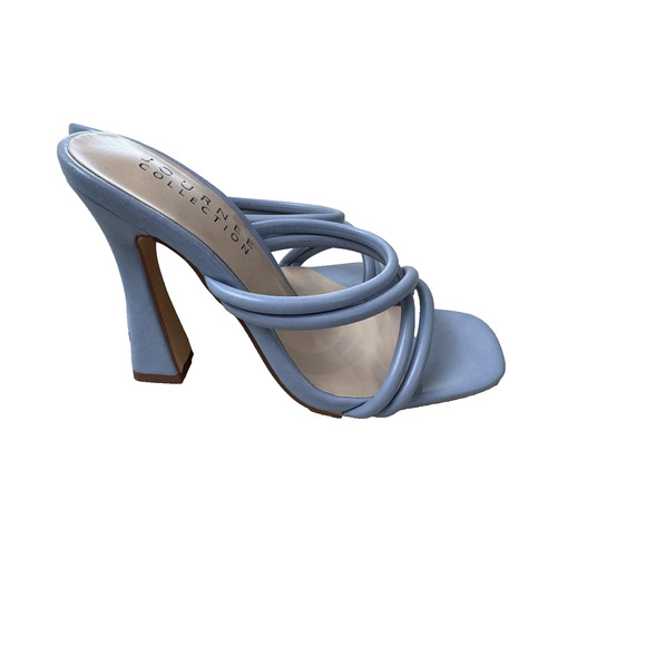 Journee Collection Louise Shoes Womens Size 7.5 Slip On Strappy Heels Sandals - Picture 4 of 12